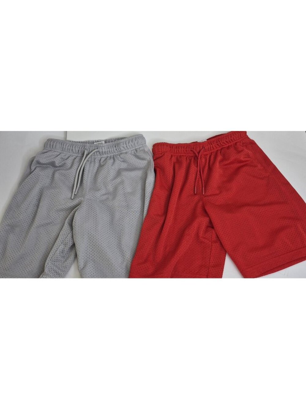 2 Pair Athletic Works Mesh Shorts Youth Boys Size L (10-12)